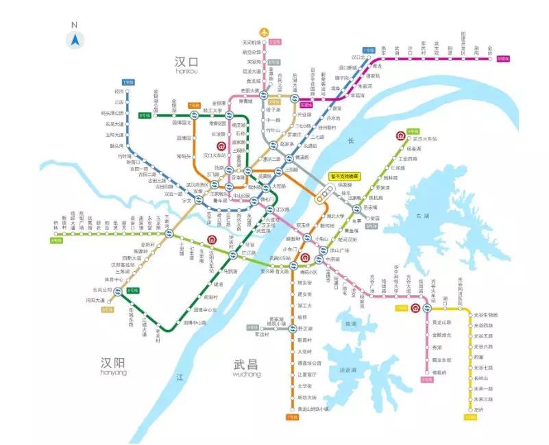 武汉最新地铁规划图(武汉地铁线路最新版图揭晓)